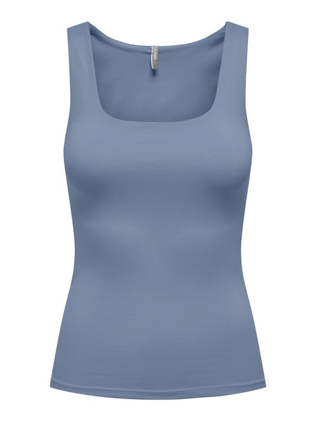 Only Reversible Tank Top in Blue