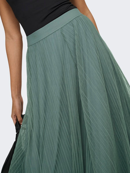 ONLY Net Skirt in Green