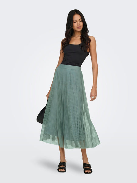 ONLY Net Skirt in Green