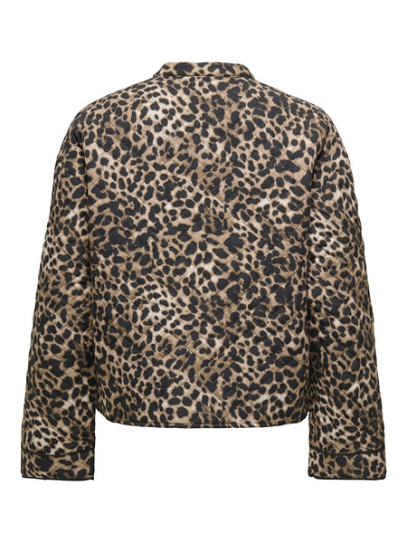 Only Leopard Print Quilted Jacket