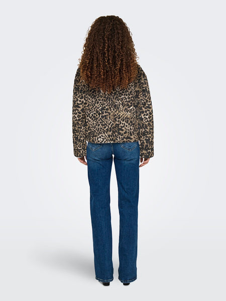 Only Leopard Print Quilted Jacket