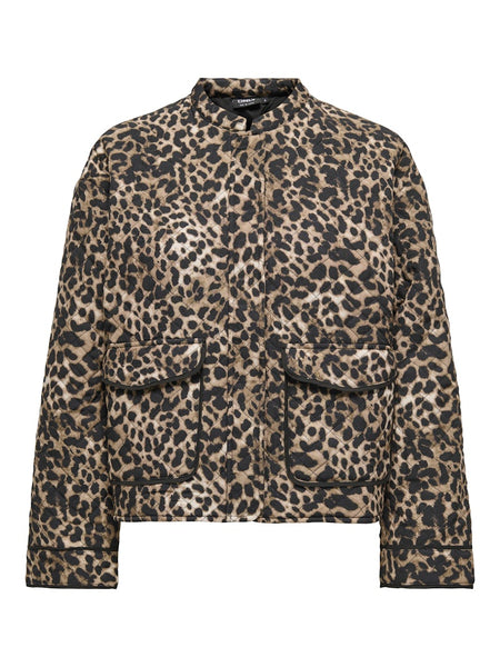 Only Leopard Print Quilted Jacket