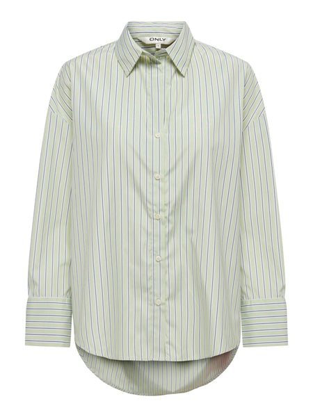 ONLY Striped Shirt in Green