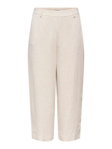 ONLY Linen Blend Culottes in Beige