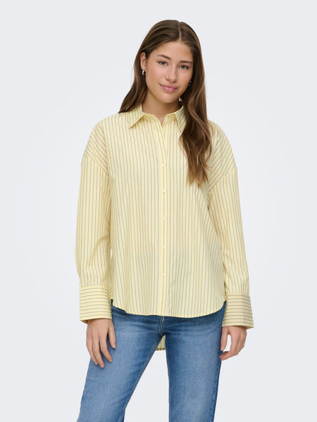 ONLY Striped Shirt in Yellow