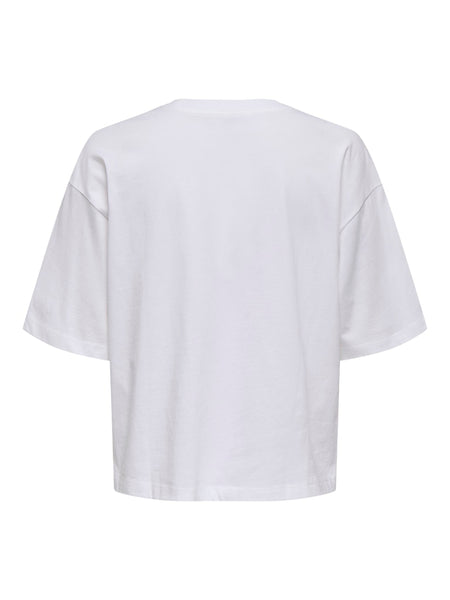 ONLY "Tokyo" Printed T-Shirt in White