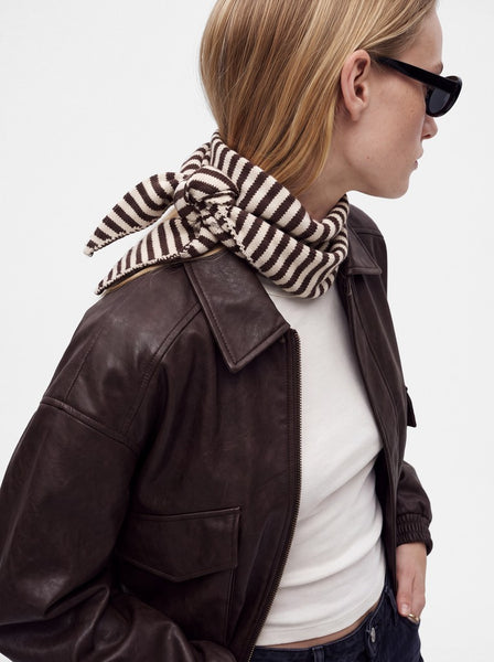 PIECES Striped Triangle Scarf PCKOMMA