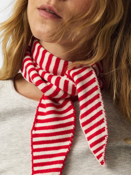 PIECES Striped Triangle Scarf PCKOMMA