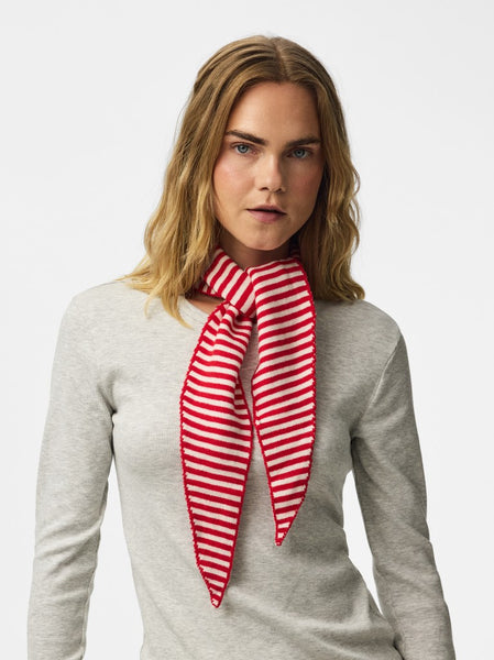PIECES Striped Triangle Scarf PCKOMMA