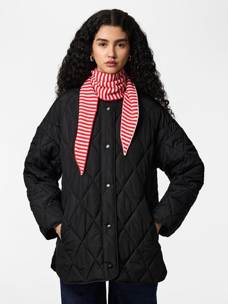 PIECES Striped Triangle Scarf PCKOMMA