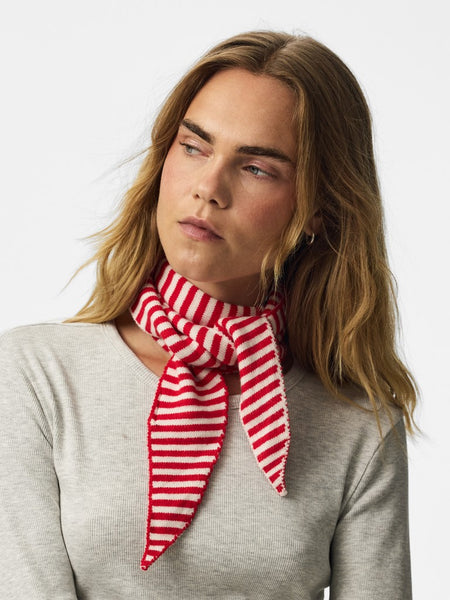 PIECES Striped Triangle Scarf PCKOMMA