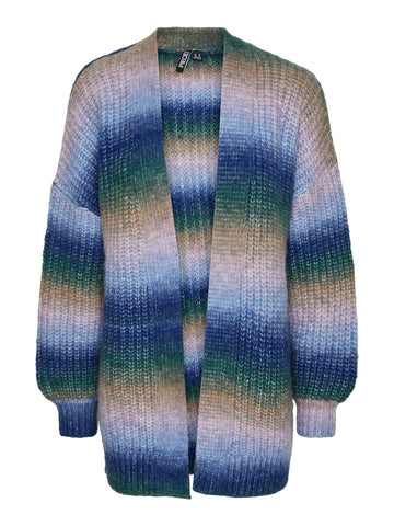 Pieces Knitted Rainbow Cardigan