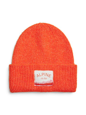 Pieces "Alpine" Beanie in Orange