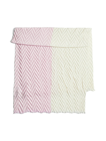 Pieces Block Colour Long Scarf in Pink