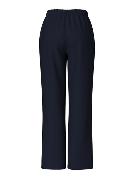 Pieces Wide Leg Joggers in Navy