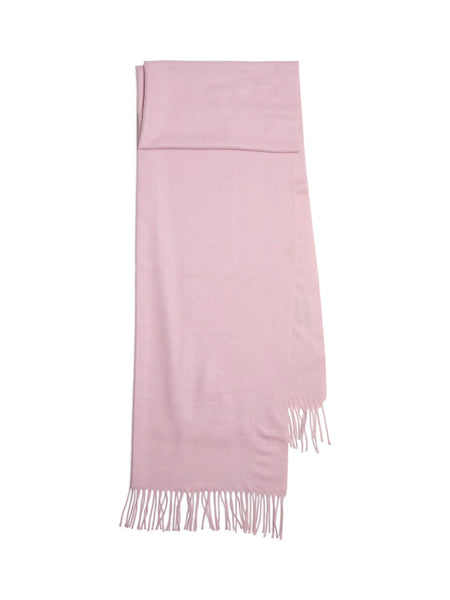PIECES Long Knit Scarf in Pink