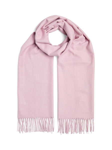 PIECES Long Knit Scarf in Pink