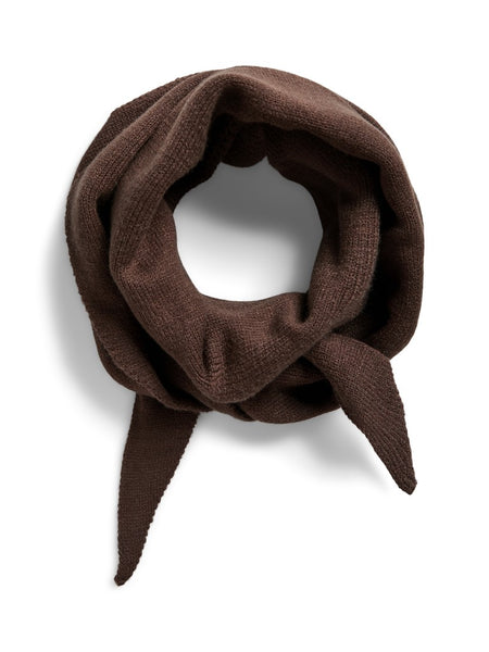 PIECES Solid Colour Triangle Scarf
