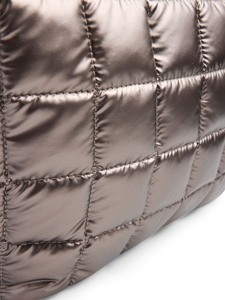 PIECES Large Metallic Bum Bag in Bronze