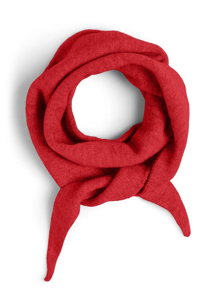 PIECES Solid Colour Triangle Scarf