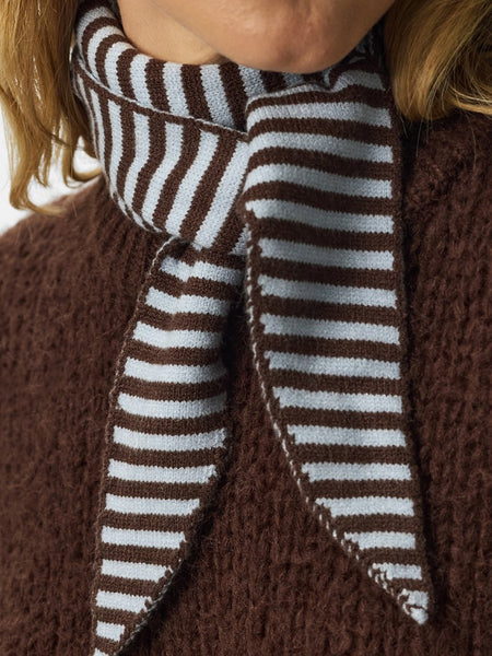 PIECES Striped Triangle Scarf PCKOMMA