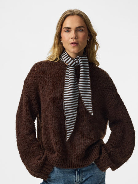 PIECES Striped Triangle Scarf PCKOMMA