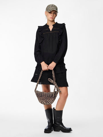 Pieces Leopard Print Knot Detail Bum Bag