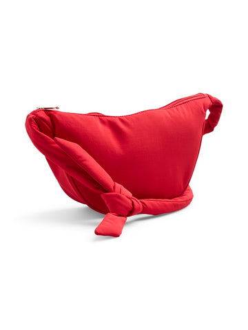 Pieces Knot Detail Bum Bag in Red