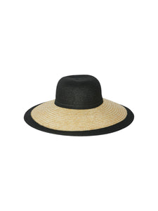 Pieces Straw Hat in Black