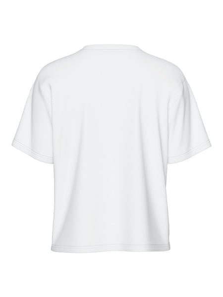 Pieces Boxy T-Shirt in White