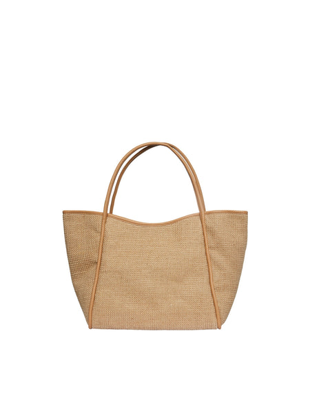 Pieces Textured Shoulder Bag in Beige