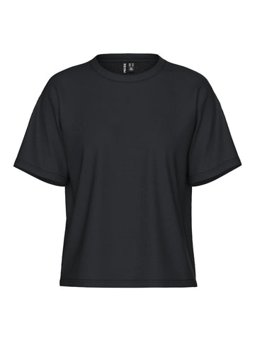 Pieces Boxy T-Shirt in Black