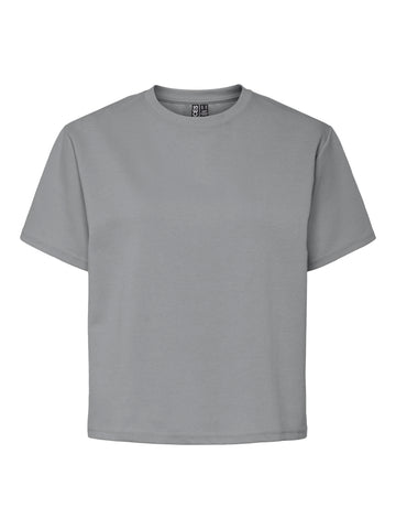 Pieces Boxy T-Shirt in Grey