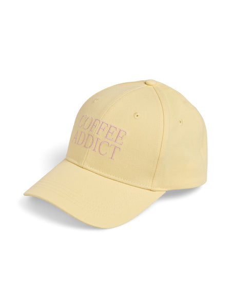 PIECES Embroidered "Coffee Addict" Cap