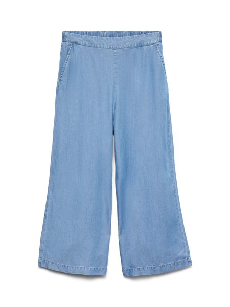 VERO MODA Lyocell Culottes in Medium Blue
