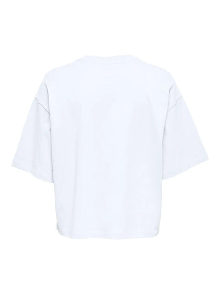 ONLY "New York" Printed T-Shirt in White