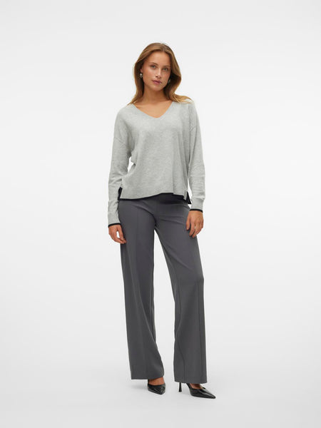 Vero Moda Tailored Wide Leg Trousers in Grey