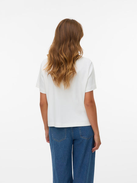 VERO MODA Printed "Fruit Club" T-Shirt in White