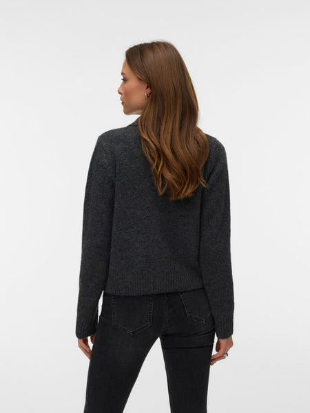 VERO MODA Horse Print Cardigan in Grey
