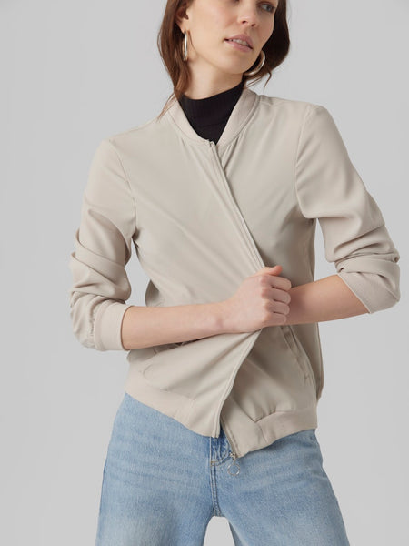 Vero Moda Bomber Jacket in Taupe