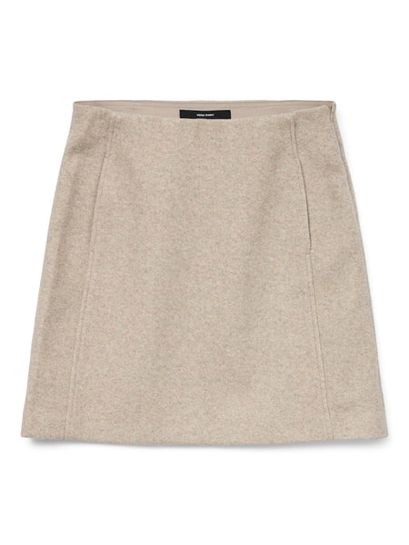 Vero Moda Short Skirt in Beige