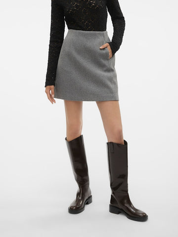 Vero Moda Short Skirt in Grey