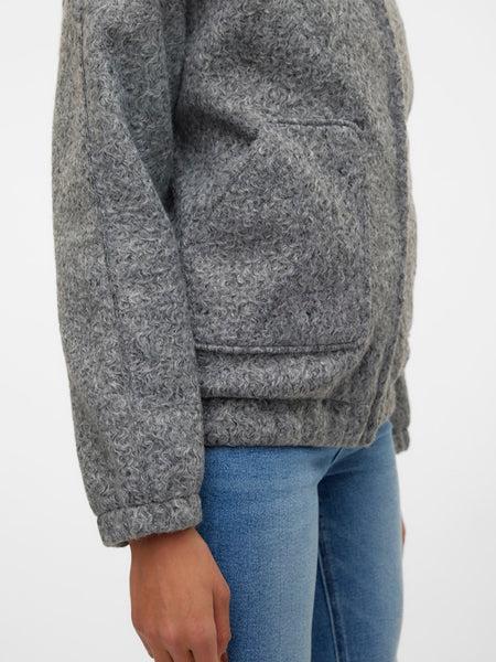 VERO MODA Bomber Jacket in Grey