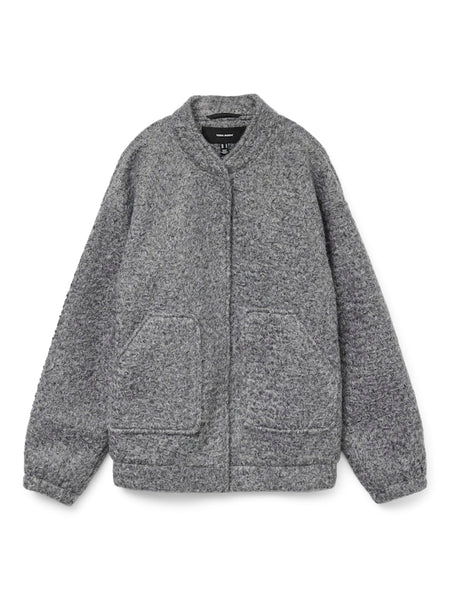 VERO MODA Bomber Jacket in Grey