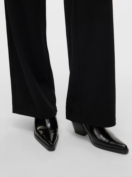 VERO MODA Wide Leg Trousers in Black