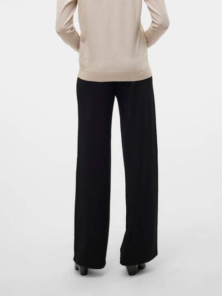 VERO MODA Wide Leg Trousers in Black