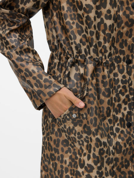 VERO MODA Leopard Print Rain Jacket