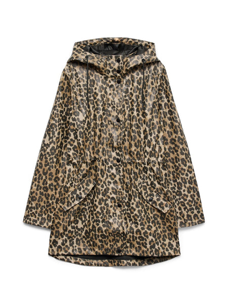 VERO MODA Leopard Print Rain Jacket