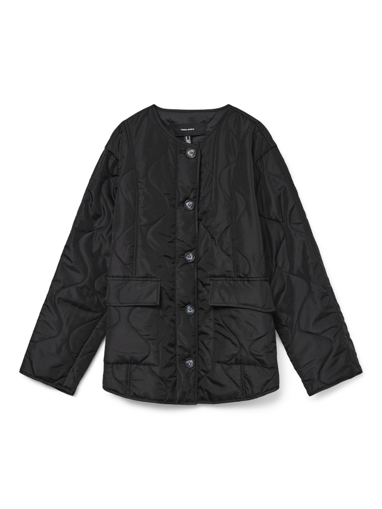 VERO MODA Quilted Jacket in Black