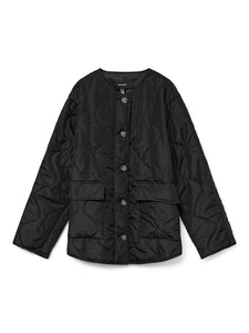 VERO MODA Quilted Jacket in Black